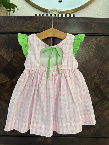 Strawberry Hand Smocked Dress