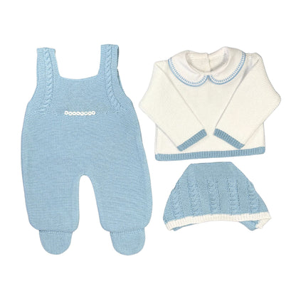 Double Cable Knitted Romper