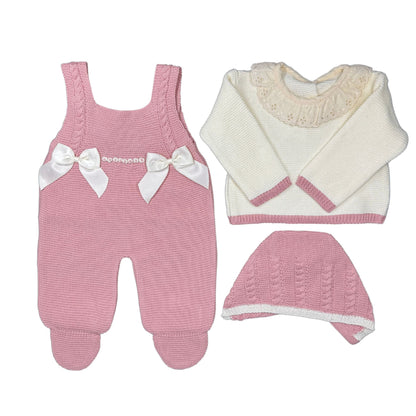 3 Piece Knitted Romper