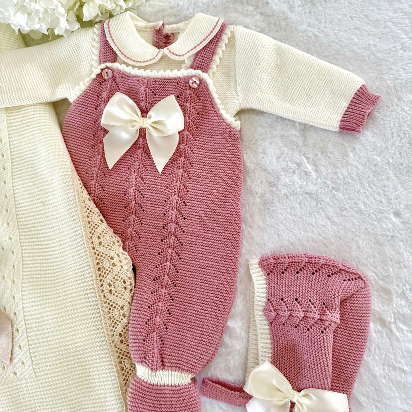 3 Piece Knitted Romper