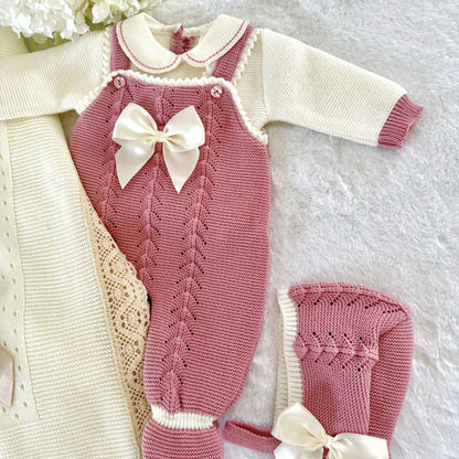 3 Piece Knitted Romper